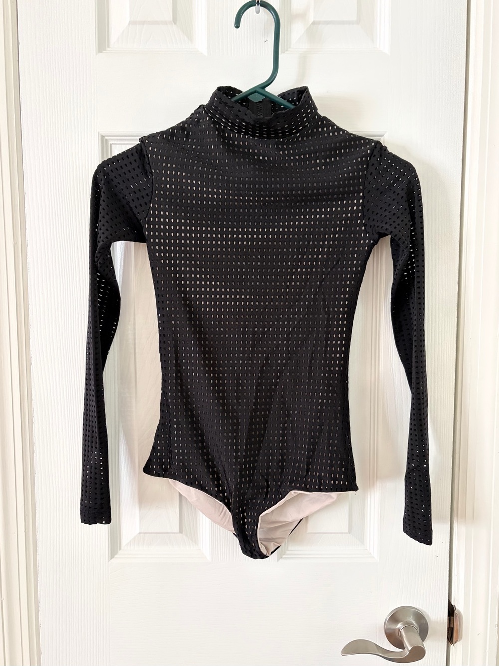 Acacia Ehukai Mesh Rash Guard One Piece Swim Black Size Petite/XS - Picture 2 of 7